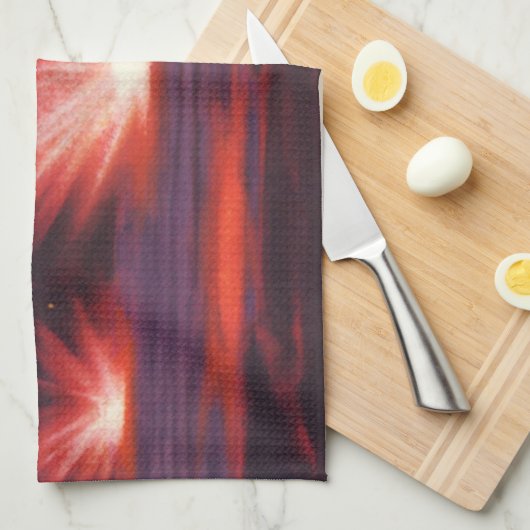 Klassieke Sciencefiction Buitenlandse Planeet Expl Theedoek (Quarter Fold)