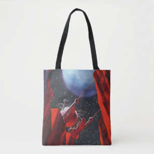 Klassieke sciencefiction, Canyon-ruimtemaanrover Tote Bag