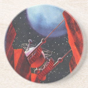 Klassieke sciencefiction, Canyon-ruimtemaanrover Zandsteen Onderzetter