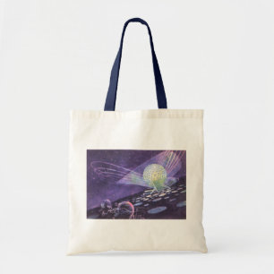Klassieke sciencefiction, een gloeiende bol met bu tote bag