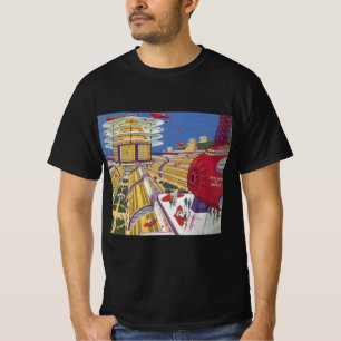 Klassieke sciencefiction, futuristisch New York Ci T-shirt