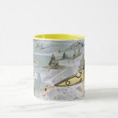 Klassieke sciencefiction futuristische auto's, tax mok (Midden)