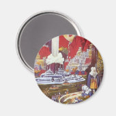 Klassieke Sciencefiction, het Verloren Atlantis Magneet (Voorkant / Achterkant)