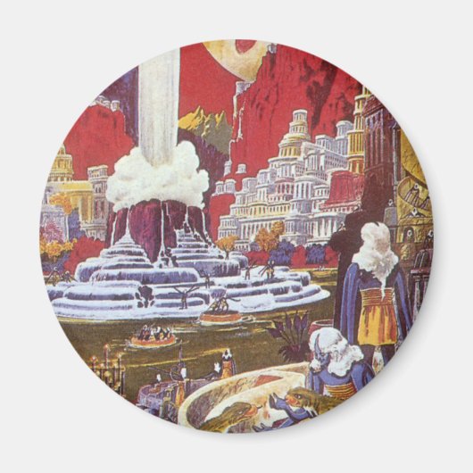 Klassieke Sciencefiction, het Verloren Atlantis Magneet (Voorkant)