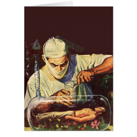 Klassieke sciencefiction, laboratorium gekke weten (Voorkant)