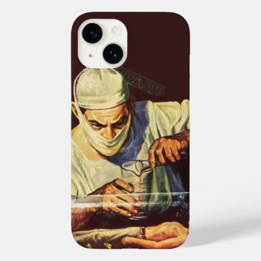 Klassieke sciencefiction, laboratorium gekke weten Case-Mate iPhone case (Achterkant)