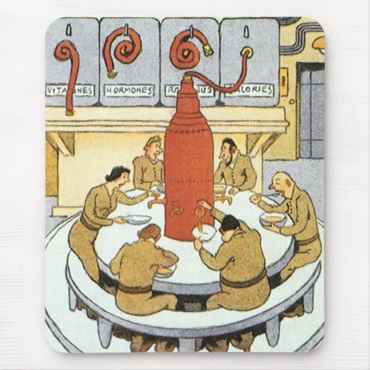 Klassieke sciencefiction, laboratoriumwetenschappe muismat (Voorkant)