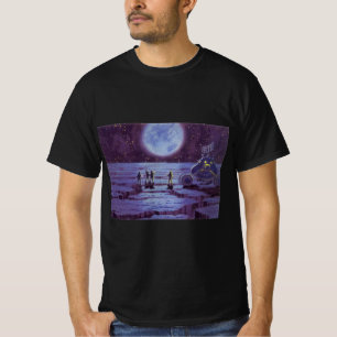 Klassieke Sciencefiction Maan Rover Buitenaardse W T-shirt