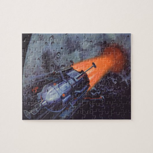 Klassieke sciencefiction, Maanraket opstijgend Legpuzzel (Horizontaal)