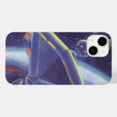 Klassieke Sciencefiction Om de Aarde Cirkelend Rui Case-Mate iPhone Case (Achterkant (horizontaal))