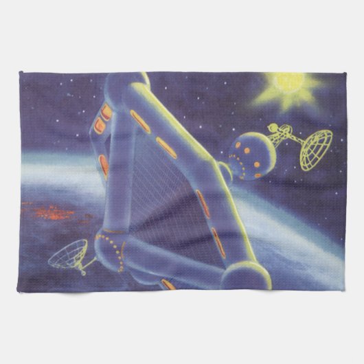 Klassieke Sciencefiction Om de Aarde Cirkelend Rui Theedoek (Horizontaal)