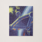 Klassieke Sciencefiction Om de aarde wentelend rui Legpuzzel (Verticaal)