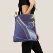 Klassieke Sciencefiction Om de Aarde wentelend Rui Tote Bag (Dichtbij)