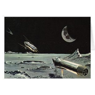 Klassieke sciencefiction, raketten maan planeten