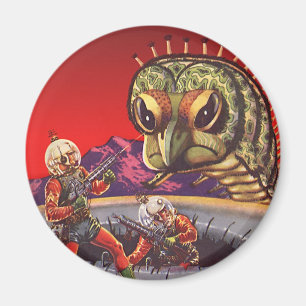 Klassieke Sciencefiction Reuzen Duizendpoot Insect Magneet