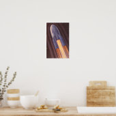 Klassieke Sciencefiction Ruimteschip Raketten Poster (Keuken)