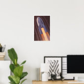 Klassieke Sciencefiction Ruimteschip Raketten Poster (Thuiskantoor)