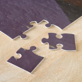 Klassieke sciencefiction, ruimtestation met planee legpuzzel (Zijkant)