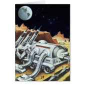 Klassieke sciencefiction, ruimtestation op de maan (Voorkant)