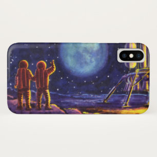 Klassieke sciencefiction, Sci-Fi astronauten op de iPhone X Hoesje