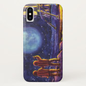 Klassieke sciencefiction, Sci-Fi astronauten op de Case-Mate iPhone Case (Achterkant)