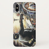 Klassieke Sciencefiction Sci-Fi Futuristische Mach Case-Mate iPhone Case (Achterkant)