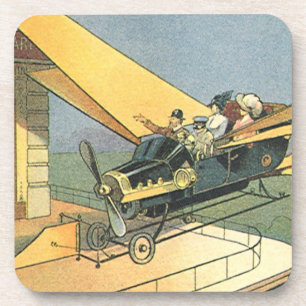 Klassieke Sciencefiction Stoomstijl Convertible Au Drankjes Onderzetter