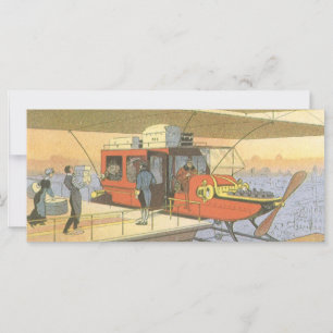 Klassieke Sciencefiction Vliegtuig Helikopter Limo