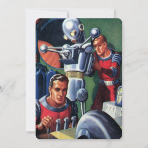 Klassieke sciencefictionastronauten repareren een 