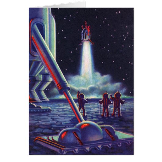 Klassieke Sciencefictionbuitenaardse Wezens Zwaaie (Voorkant)