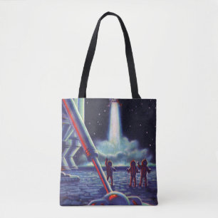 Klassieke Sciencefictionbuitenaardse Wezens Zwaaie Tote Bag