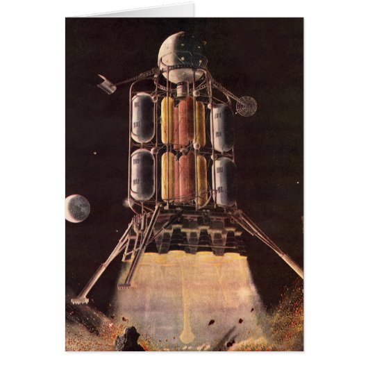 Klassieke Sciencefictionraket die van de planeet a (Voorkant)