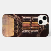 Klassieke Sciencefictionraket die van een planeet  Case-Mate iPhone Case (Achterkant (horizontaal))