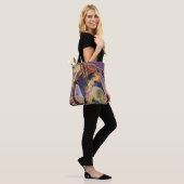 Klassieke Sciencefictionrobot met Laserstraalogen Tote Bag (Op model)