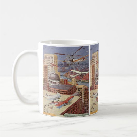 Klassieke sciencefictionstad, Victoriaanse stoampu Koffiemok (Links)