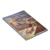 Klassieke sciencefictionstad, Victoriaanse stoomaa Notitieboek (Rechterzijde)