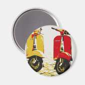 Klassieke scooter magneet (Voorkant / Achterkant)