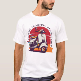 Klassieke Scooter Oud Maar Goud T-shirt