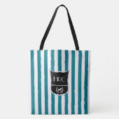 Klassieke Scottie Monogram personaliseren Tote Bag (Voorkant)