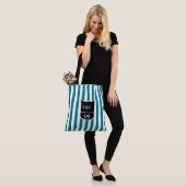 Klassieke Scottie Monogram personaliseren Tote Bag (Op model)