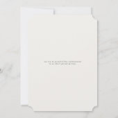 Klassieke Script Blue Graduation Party Kaart (Achterkant)