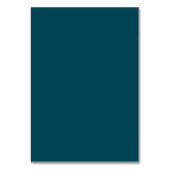 Klassieke script elegante aangepaste naam teal pla kaart (Achterkant)