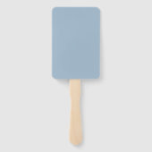 Klassieke Script Elegantie Huwelijksceremonie Handwaaier (Achterkant)