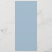 Klassieke Script Elegantie Huwelijksceremonie Programmakaart (Achterkant)