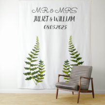 Klassieke Script Mr & Mrs Trouw Achtergrond banner