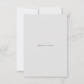 Klassieke Script Save the Date Wit met enveloppen (Achterkant)