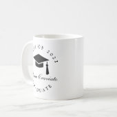 Klassieke scriptie afstudeer koffiemok (Voorkant links)