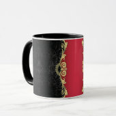 Klassieke scrollworkstijl mok (Voorkant links)