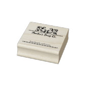 Klassieke scrollzeep Label Hood Art Stamp Rubberstempel (Stempel)