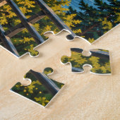 Klassieke Seattle Silhouet Mount Rainier Legpuzzel (Zijkant)